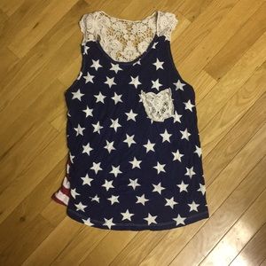 American flag shirt